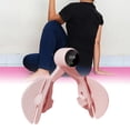 thumbnail image 1 of Inner Thigh Exerciser with Counter Portable Yoga Fitness Leg Machine Trimmer Pink, 1 of 8