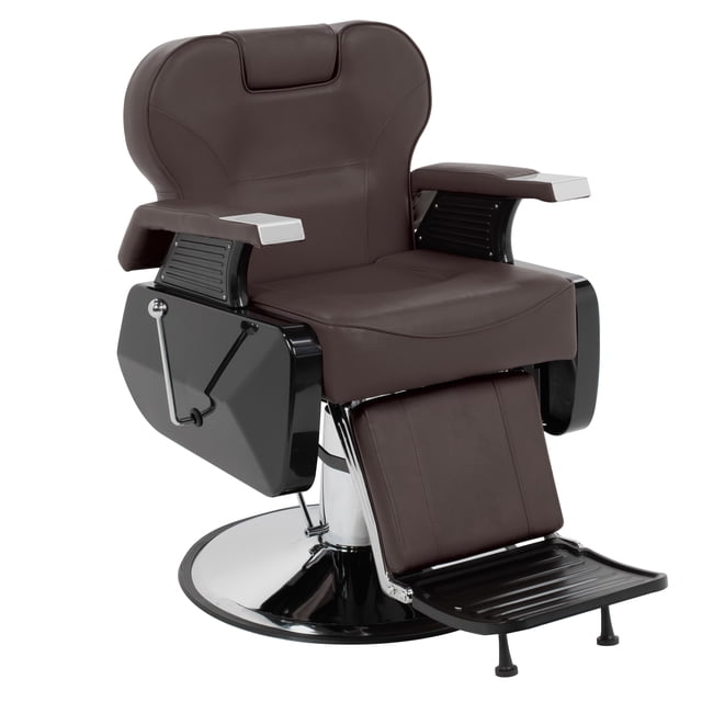 Sillón Barber Onof SB-001 Hidraulico Silla Estetica Chocolate