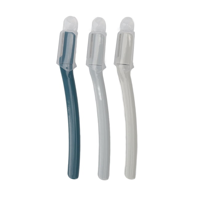 Cuchillo para cejas, cuchillo para cejas de 3 piezas, cuchillo para cejas inoxidable, cuchillo para recortador de cejas, funcionalidad inteligente