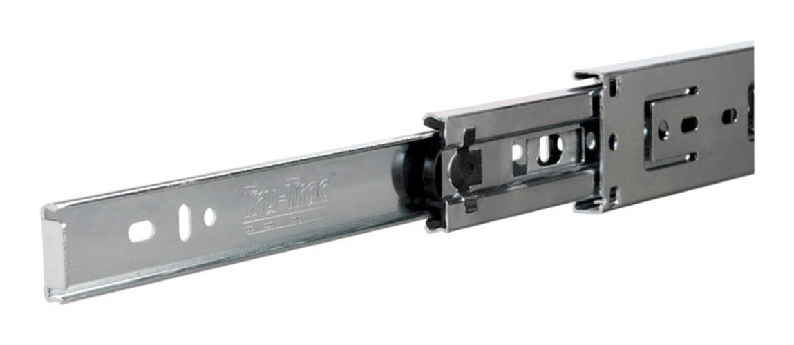 Knape & Vogt  20 in. L Steel  Full Extension  Drawer Slide  2 pk