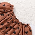 thumbnail image 6 of XIYNBAOK Kids Clothing Sets Cute Outfit 70s Outfits for Kids Teen Shirts and Shorts for Girls 10-12 Baby Neutral Clothes 6 Year Old Girl Clothes, Brown 6-12 Months, 6 of 7