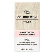 Wella Color Charm Liquid Toner #T18 Lightest Ash Blonde (Pack of 2)