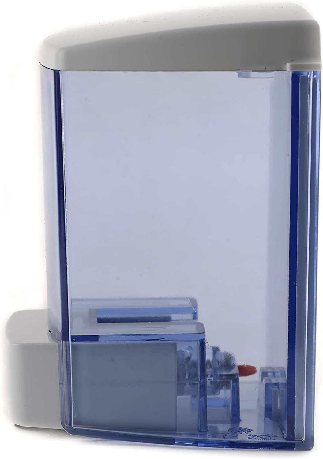 Manual Soap Dispenser Wall Mount Kitchen Bathroom Mounted Soap Dispenser Commercial - Great for Liquid Lotion Soap Shampoo Gel and More - Blue - 30 fl oz (887mL) (1)