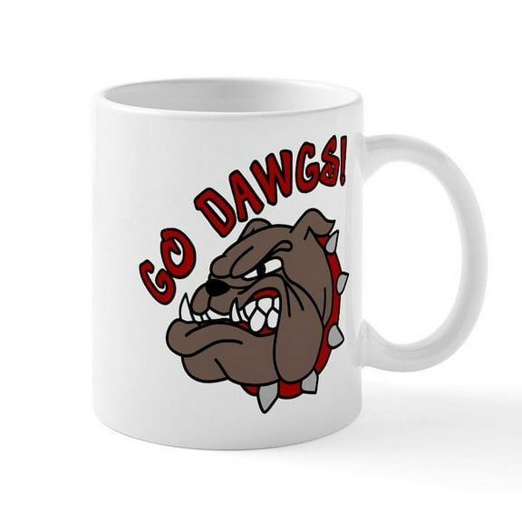 CafePress - GO DAWGS! Mugs - 11 oz Ceramic Mug - Novelty Coffee Tea Cup