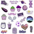 thumbnail image 5 of 50pcs Cute Stickers For Girls, Purple Stickers Pack, Laptop Stickers,Water Bottles, Waterproof,Journal Stickers, 5 of 8