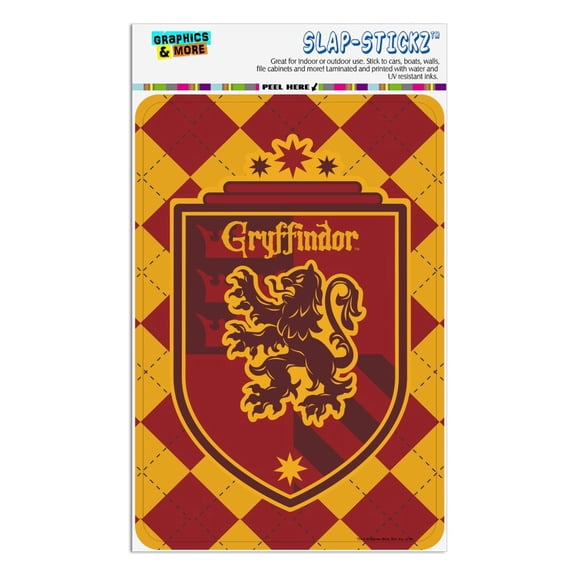 Harry Potter Gryffindor Plaid Sigil Home Business Office Sign
