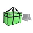 thumbnail image 3 of Bolsa Térmica para Entrega de Alimentos, Bolsa de Supermercado, Soporte Térmico, Calentador de Pizza con Base para Compras, Catering Profesional, Verde, 3 of 8