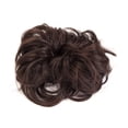 thumbnail image 2 of DODOING Hair Extension Ponytail Hair Pieces Clip on Hair Pieces with Elatsic Drawstring Claw Comb Ponytail Messy Chignon Updo Ponytail Scrunchie Donut Hairpiece for Women Girls, 2 of 5