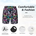 thumbnail image 3 of Fotbe Happy Kitten Faces Traje de Baño para Hombre – Shorts de Natación de Secado Rápido con Forro y Bolsillos-3X-Large, 3 of 6