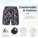 thumbnail image 3 of Balery Happy Kitten Faces Bañador para hombre, shorts de playa de secado rápido con entrepierna y forro de compresión-Small, 3 of 6