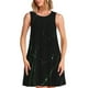 thumbnail image 1 of Fotbe Black Marble Vestido de Verano sin Mangas para Mujer – Vestido Midi Línea A, Estilo Camiseta Floral, Vestido Playero Casual y Fluido, 1 of 7