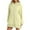 Beige, variant on Women's Drop Shoulder Solid Color Hooded Sweatshirt with Side Pockets and Side Slits, Soft Breathable Long Sleeve Casual Pullover for Winter, Daily Wear and Street Fashion Beige L