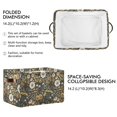 thumbnail image 2 of Yayeee Canvas Storage Basket with Handles for Shelves Fabric Bins Closet Organizer, Floral Wilderness Pattern, 2 of 8