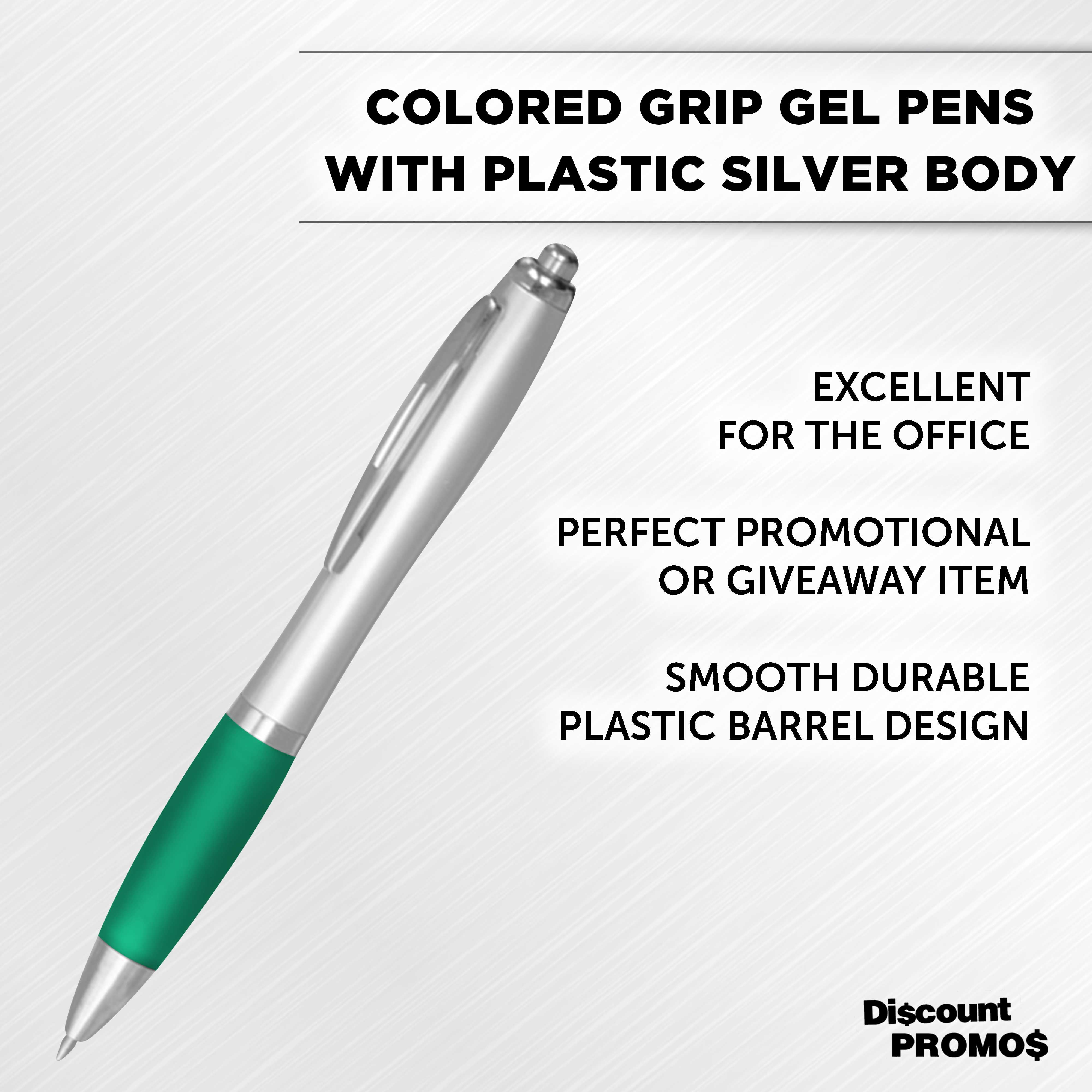 Colored Grip Gel Pens - 10 pack - Green