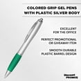 thumbnail image 3 of Colored Grip Gel Pens - 10 pack - Green, 3 of 5