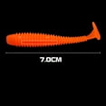 thumbnail image 2 of BESTSKY 50 Soft Plastic Fishing Lure Tackle Paddle Tail Grub Worm Bream Lures Bass, 2 of 6
