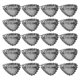 thumbnail image 2 of 20pcs creativos de huevo moldes de huevo pudín moldes de bricolaje reutilizable moldes de acero inoxidable moldes para hornear cupcakes para hornear, 2 of 8