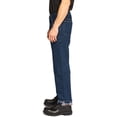 thumbnail image 2 of FULL BLUE 5 Pocket Flannel Lined Denim Jeans, Relaxed Fit, Sits At Waist, Dark Wash, 54x30, 2 of 6