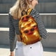 thumbnail image 5 of Disketp Sunglasses Yellow Duck Mochila de Lona Estampada, Mochila Escolar de Viaje Ligera para Estudiantes y Portátil-Small, 5 of 5