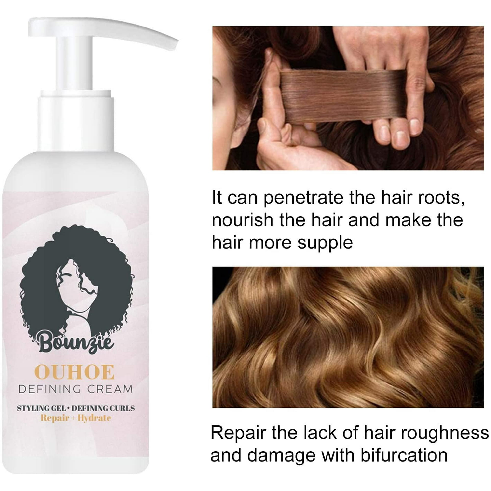Curl Cream for Curly Hair Boost Curl Defining Cream 50ML Moisturising Defining Butta Curly Hair Treatment Curly Hair Product Smoothing Cream Curl