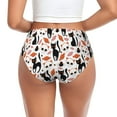 thumbnail image 3 of Womens Underwear Abstract Cartoon Cat Skull Cuteness No Show Seamless Underwear for Women, Soft Stretch Women's Panties, Hipster Ladies Panties Bikini Underwear Briefs, 3 of 6