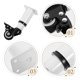 thumbnail image 3 of OUNONA 4Ud Patas De Metal Ajustables Para Mueble Con Giratorias, 3 of 8