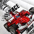 thumbnail image 3 of Juego de edredón AILONEN, coche de carreras rojo, tamaño completo, 3 piezas, 3 of 8