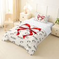 thumbnail image 2 of Erosebridal Sport Rugby Bowknot Twin Comforter Sets 3-Piece for Kids Boys Girls,Teens Football Ball Gamer Bedding Set,Lightweight Room Decor, 2 of 6