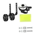 thumbnail image 2 of Colaxi Roues Stabilisatrices pour Vélo d'Enfant Réglables, Conduite et Vélo, Légères, Intérieur et Extérieur, Roues Arrière Robustes, Noir, 2 of 8