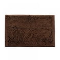 thumbnail image 2 of Chenille Non-Slip Bathroom Rug - Soft Plush and Absorbent Bath Rug Mat, Machine Washable, Great for Tub, Shower, and Bath Room, 20x32inch/ 15.7x23.6inch, 2 of 10