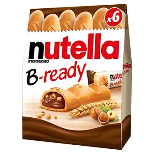 Nutella Bready Wafer filled with Nutella, T6 4.66 oz