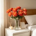 thumbnail image 5 of JHyouerji Artificial Peonies Fake Red Silk Flower Bouquet Faux Peonies Bulk for Vase Floral Arrangements Wedding Party Table Decoration, 5 of 7