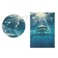 thumbnail image 2 of Shark Swimming Underwater Garden Flag 28"x40" Double-Sided Yard Flags for Outside Outdoor All Seasonal Decoration, 2 of 6