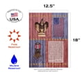 thumbnail image 5 of Toland Home Garden Gettysburg Address 4th of July Patriotic Flag Double Sided 12x18 Inch, 5 of 5