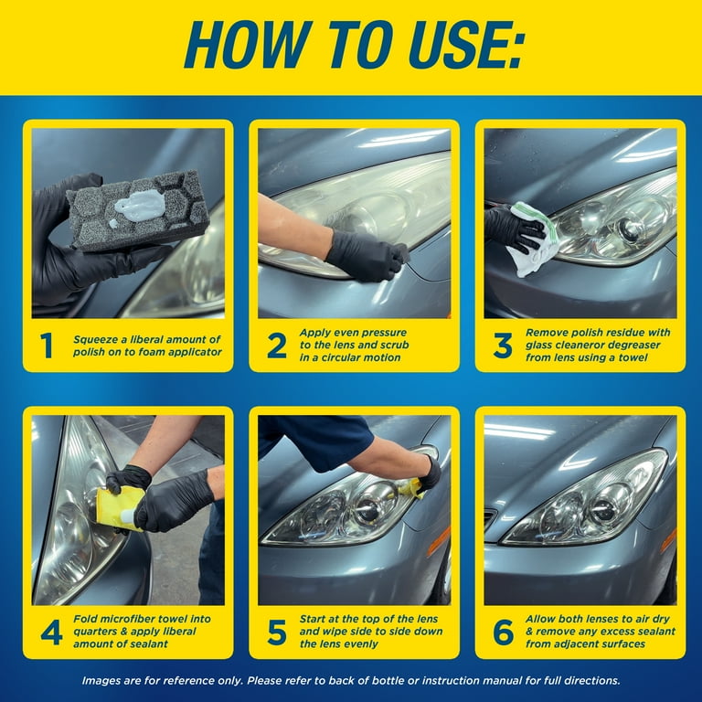 Quick & Easy Headlight Restorer Kit with Graphene Shield photo 5