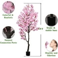 thumbnail image 6 of 7FT Pink Artificial Cherry Blossom Tree Faux Flowering Tree for Home Decor, 6 of 7
