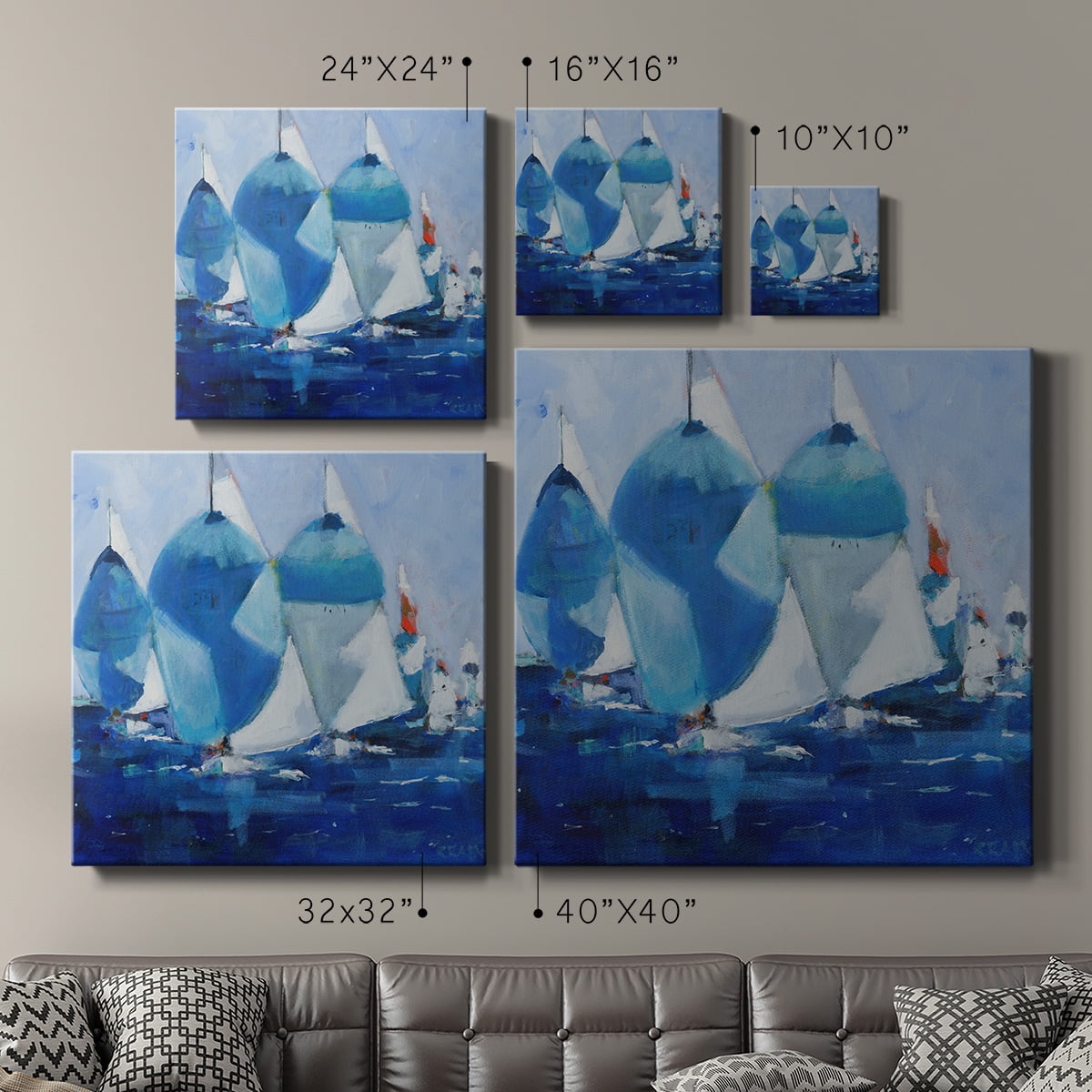 Wexford Home Running-Premium Gallery Wrapped Canvas, 10" x 10" - Ready to Hang