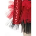 thumbnail image 5 of iiniim Kids Girls Shiny Ballet Dance Dress Glitter Tutu Skirted Leotard for Gymnastics Dancewear Red 6, 5 of 7