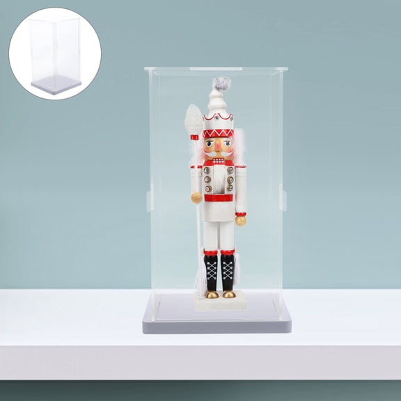 HOOWIFFY Clear Acrylic Display Box for Collectibles, Figures, Small Items Storage and Home Organization, Display Case