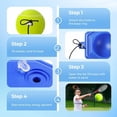 thumbnail image 4 of Kadlawus Tennis Ball Training Baseboard, Tennis Rebounder Weighted Base, Portable Tennis Trainer for Home Use, Multifunctional Tennis Practice Kit for Backyard, 4 of 7