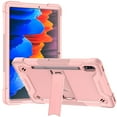 thumbnail image 2 of Dteck Galaxy Tab S7 Case, Heavy Duty Three Layer Rugged Shockproof Case Kickstand Protective Cover for Samsung Galaxy Tab S7 11 inch 2020 Tablet SM-T870/T875/T876, Rosegold, 2 of 8