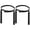 Black, variant on Hfppkn 2 Pack Flag Football Waist Belt Set with 2 Flags Audible Pop for Adult Recreational Play 120cm Black