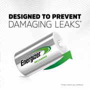 Energizer Recharge Universal Rechargeable D Batteries (2 Pack), D Cell Batteries