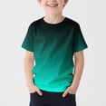 thumbnail image 2 of THDHVS Boys Shirts,Shirts for Boys,Summer Fashion Boys' Solid Athletic Short Sleeve Graphic T-Shirts Army Green 4-5 Years, 2 of 4