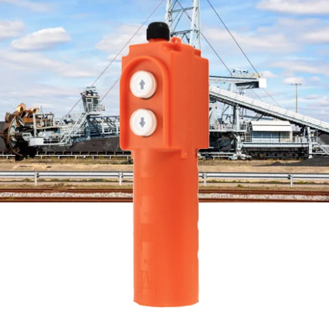 Interruptor De Botón De Grúa De Polipasto, Interruptor De Botón De Elevación Colgante De Grúa Impermeable De 220 V Para Volcados De Elevación