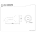 thumbnail image 4 of Kingston Brass K184C5 Shower Scape 5-Inch Tub Spout, Oil Rubbed Bronze, 4 of 4