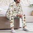 thumbnail image 7 of Sikiie Road Trip Mens Pajama Set, Soft Warm Long Sleeve Sleepwear, Cozy Button-Down Pjs for Men-XX-Large, 7 of 7