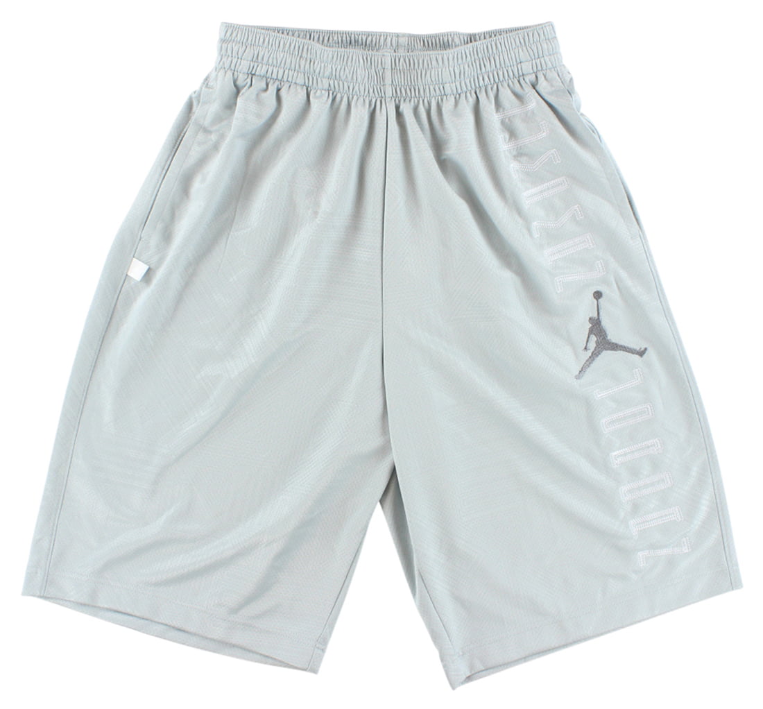 gray jordan basketball shorts