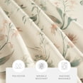 thumbnail image 2 of Timeless Floral Patterned Shower Curtain by Comfort Canopy, 72" x 72", Natural, 2 of 6