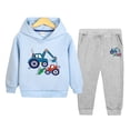 thumbnail image 2 of 4-5 Years Child Boys Girls Sweatsuits Fall Winter Clothes Set Long Sleeve Tracksuits Crewneck Sweatshirts & Pants Outfit School Outfits, 2 of 5